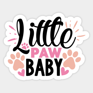 Little PAW baby Sticker